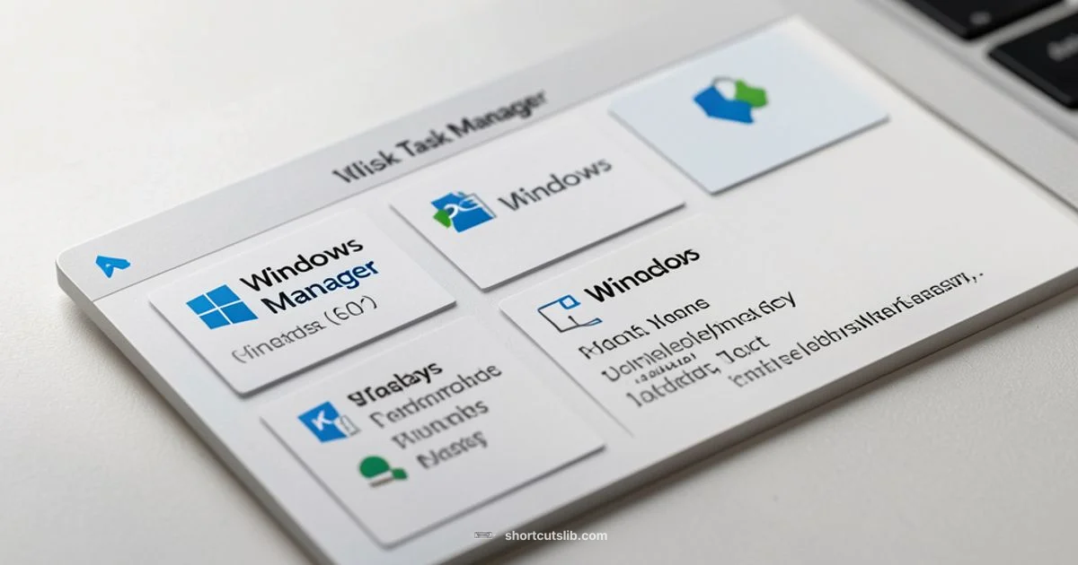 Task Manager Shortcuts - Shortcuts Lib