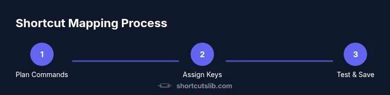 Process showing how to map keyboard shortcuts in Premiere Pro