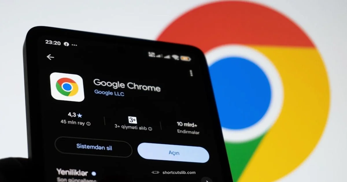 Chrome Back Shortcut - Shortcuts Lib