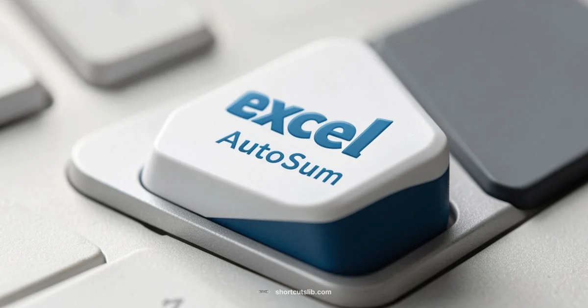 AutoSum Shortcut Guide - Shortcuts Lib