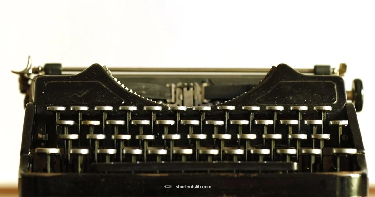 Typing Micro Symbol - Shortcuts Lib