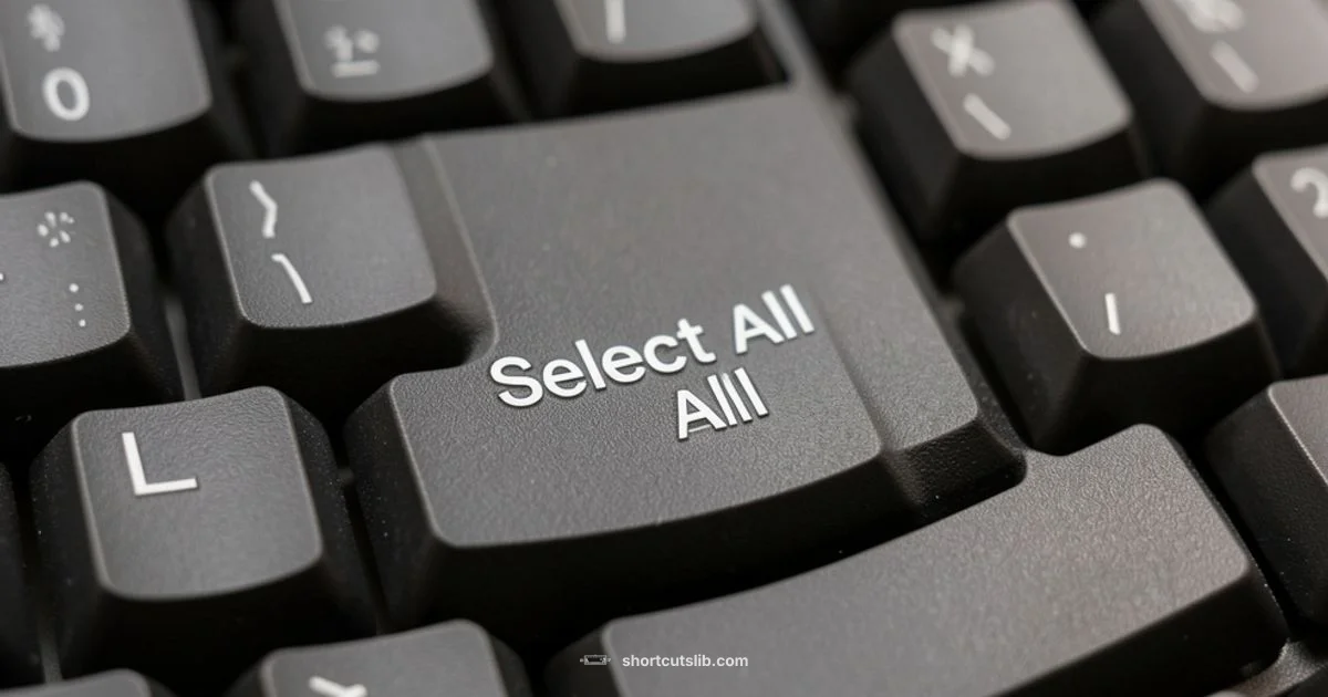 Select All Shortcut - Shortcuts Lib