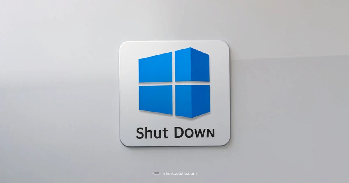 Shutdown Shortcut - Shortcuts Lib