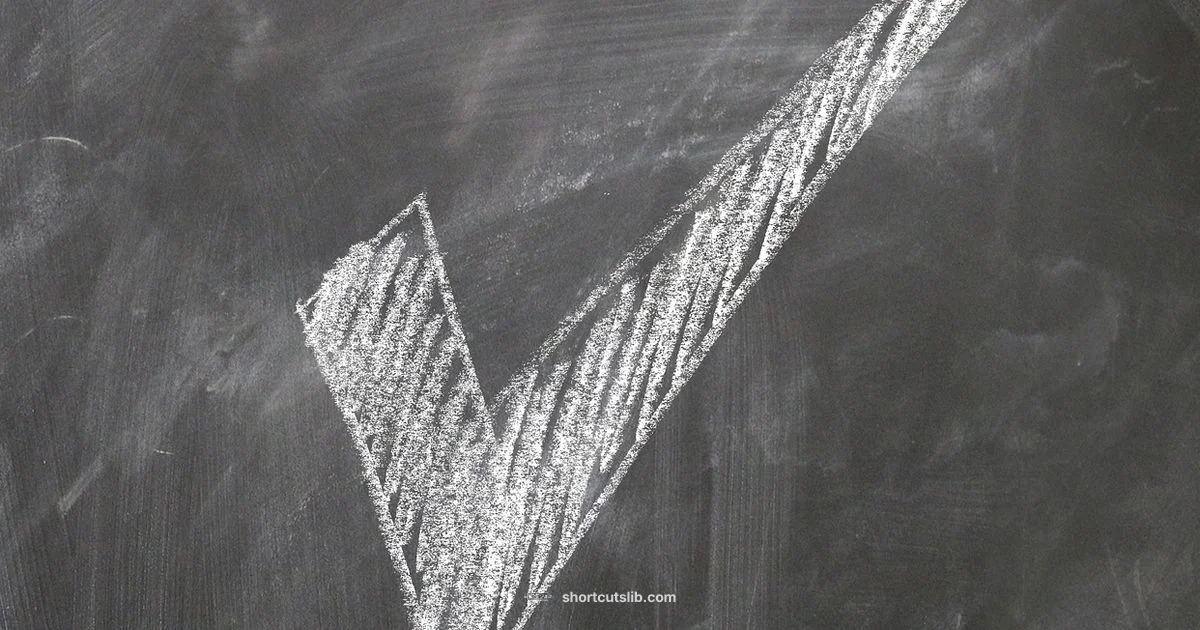 Check Mark Shortcuts Check Mark Shortcuts - Shortcuts Lib