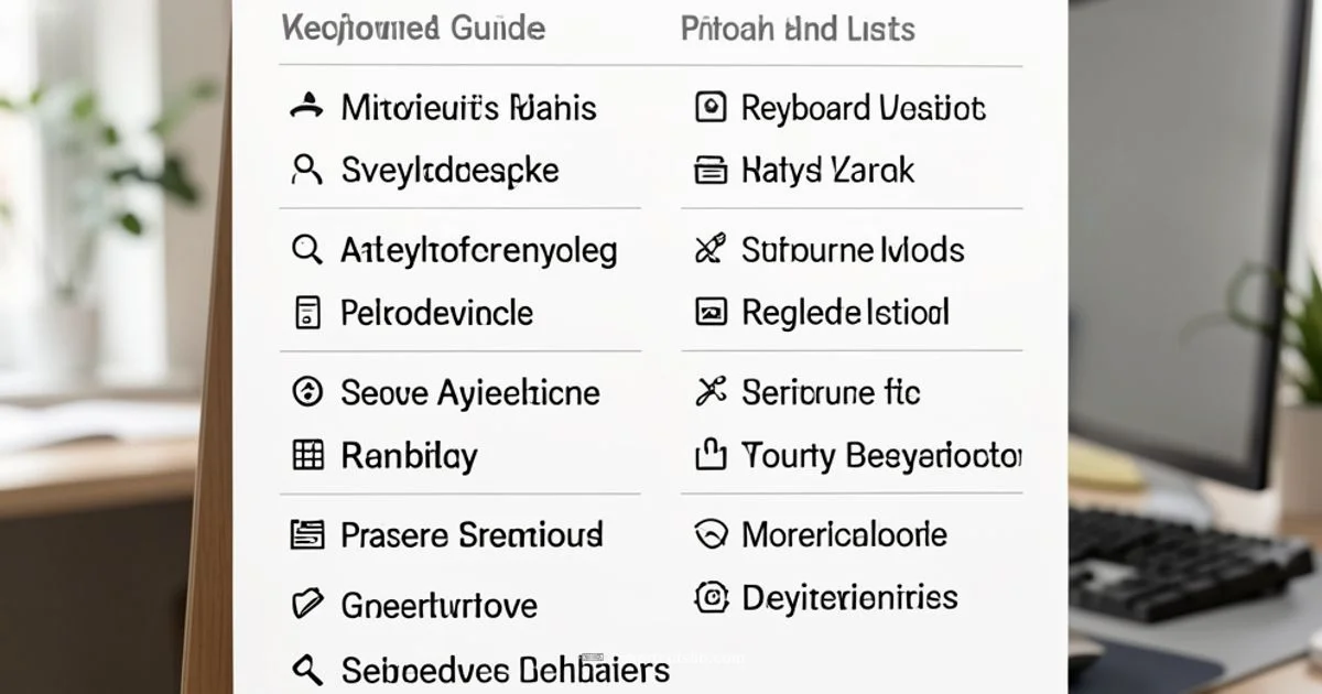 Shortcut Reference Guide - Shortcuts Lib