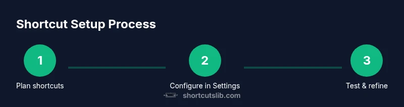 Process diagram for creating Mac keyboard shortcuts