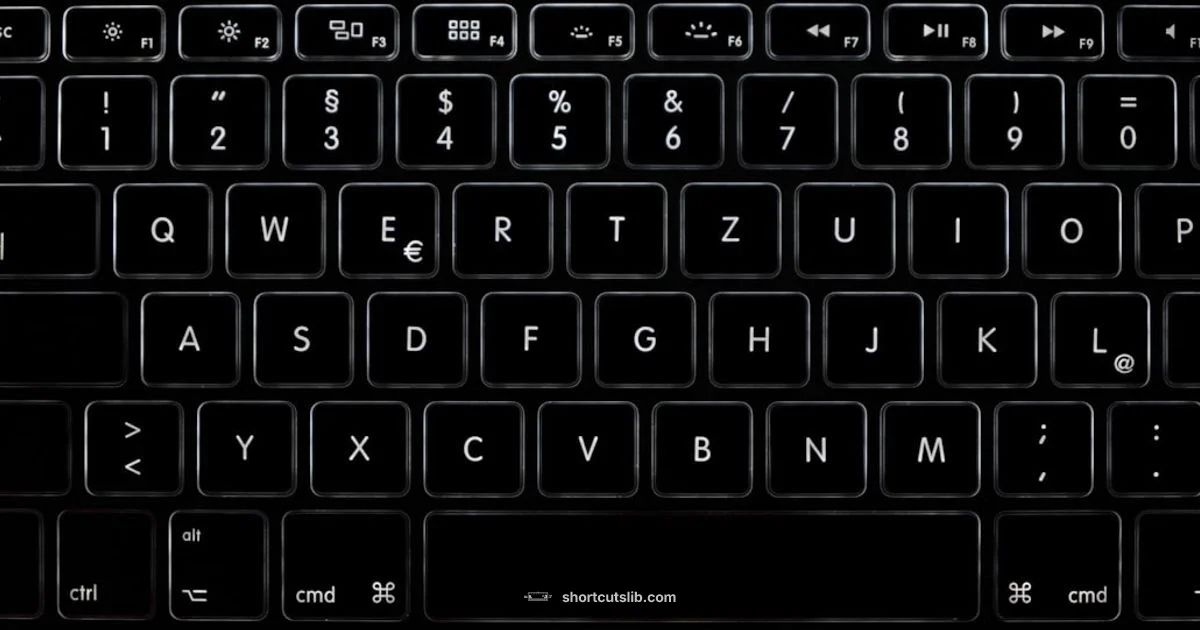 Undo Shortcut Guide - Shortcuts Lib