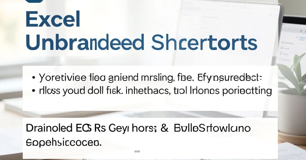 Excel Keyboard Shortcuts - Shortcuts Lib