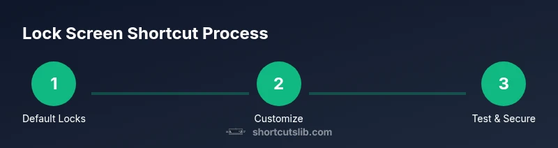 Process diagram for locking screen shortcuts