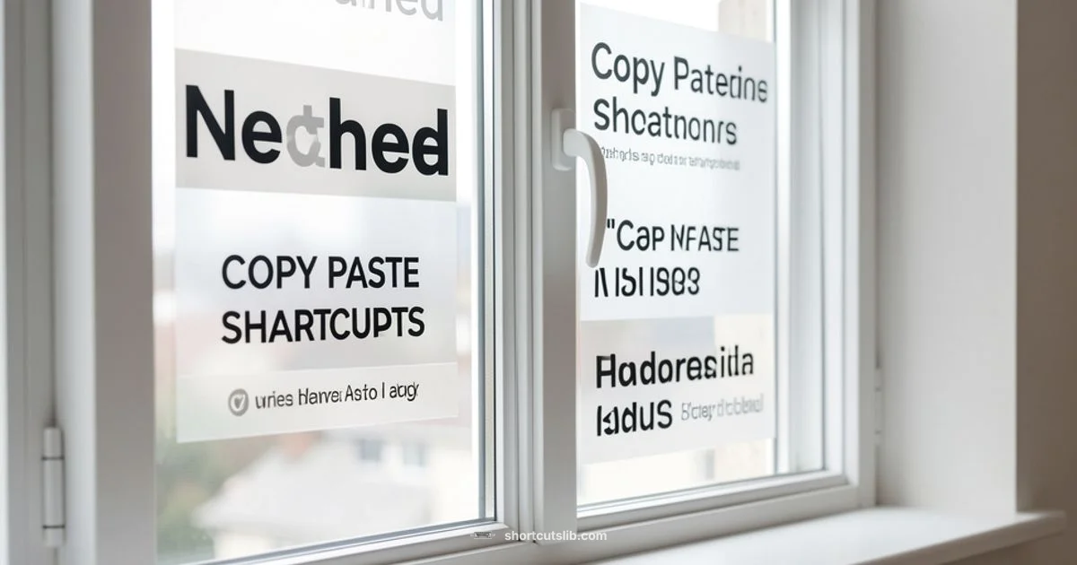 Copy Paste Shortcuts Copy Paste Shortcuts - Shortcuts Lib