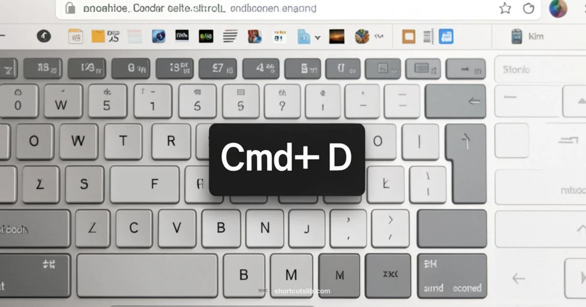 Cmd+D on Mac - Shortcuts Lib
