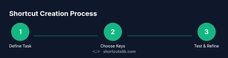 Process diagram of creating keyboard shortcuts