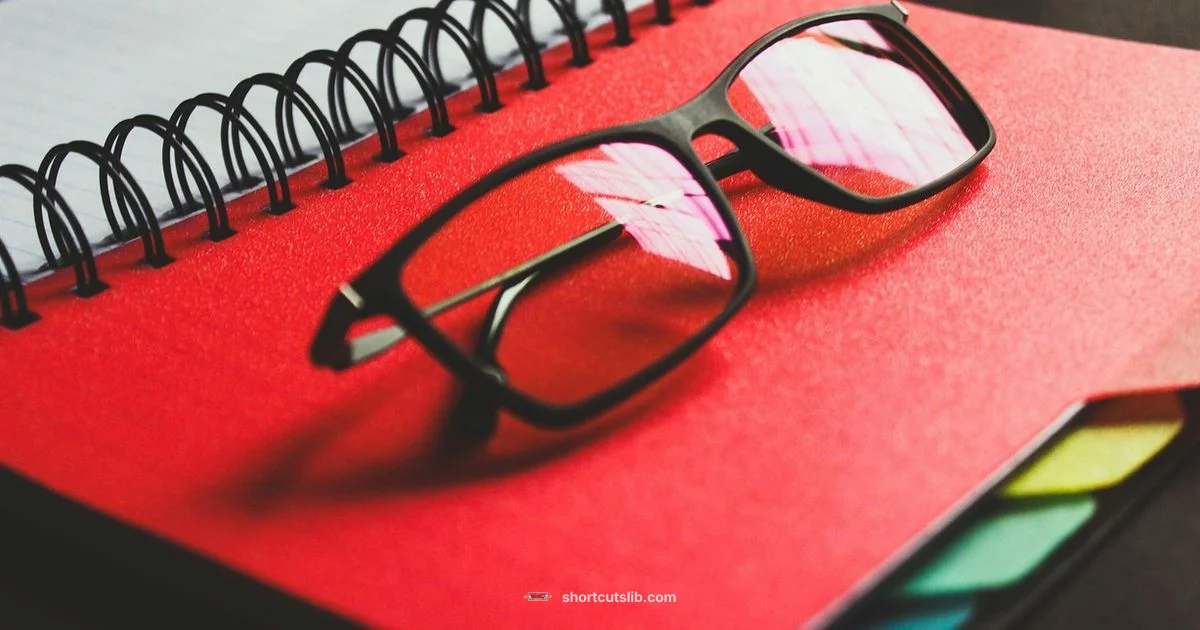 Printable Shortcuts Sheet - Shortcuts Lib